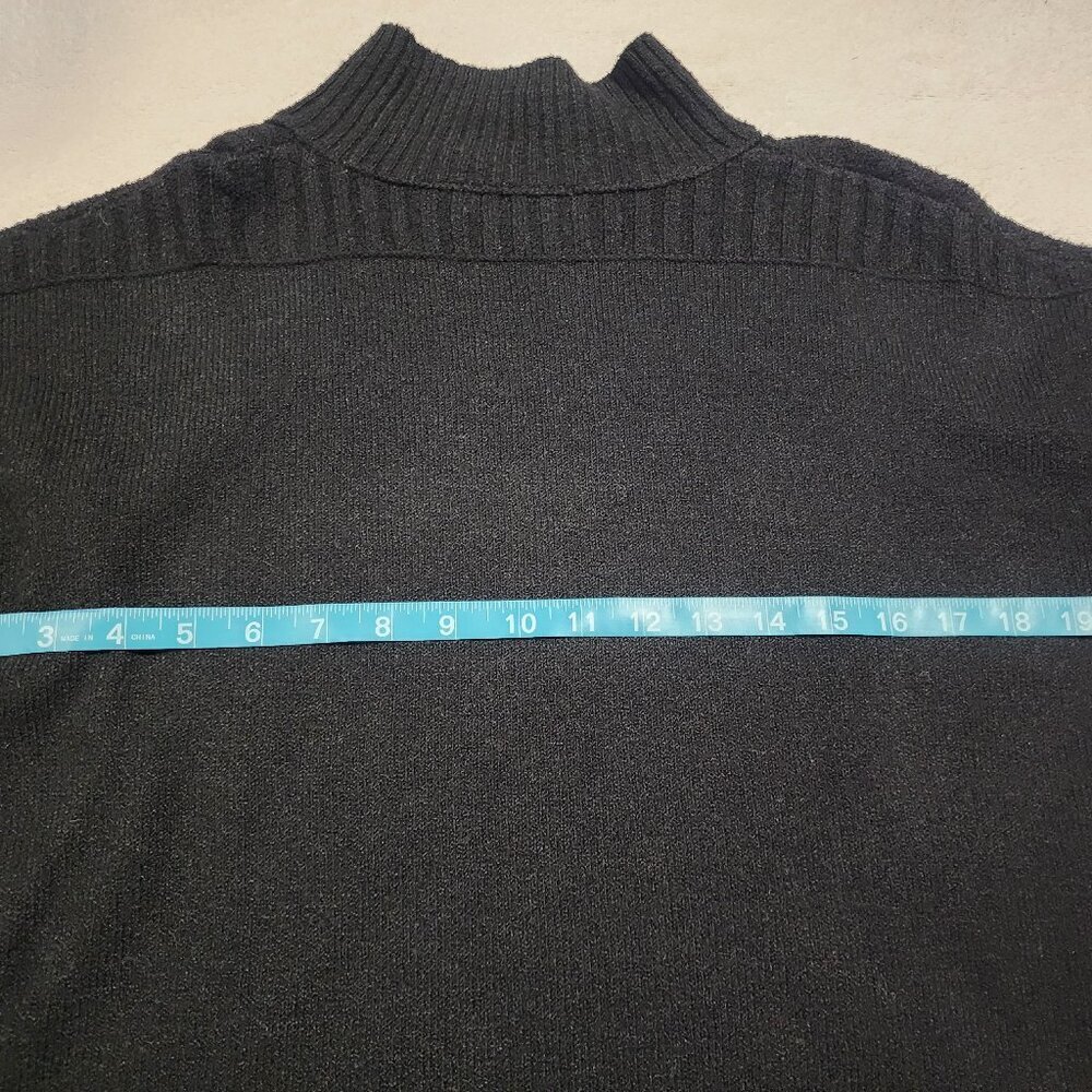 NWOT SO® Cozy Mock-Neck Sweater in Black - Oversized - Picture 6 of 9